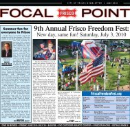 9th Annual Frisco Freedom Fest: - City of Frisco