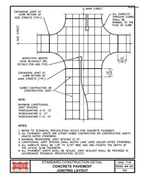 City of Frisco Engineering Standards