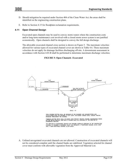 City of Frisco Engineering Standards