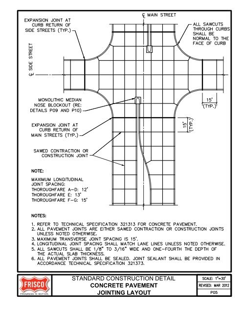 City of Frisco Engineering Standards