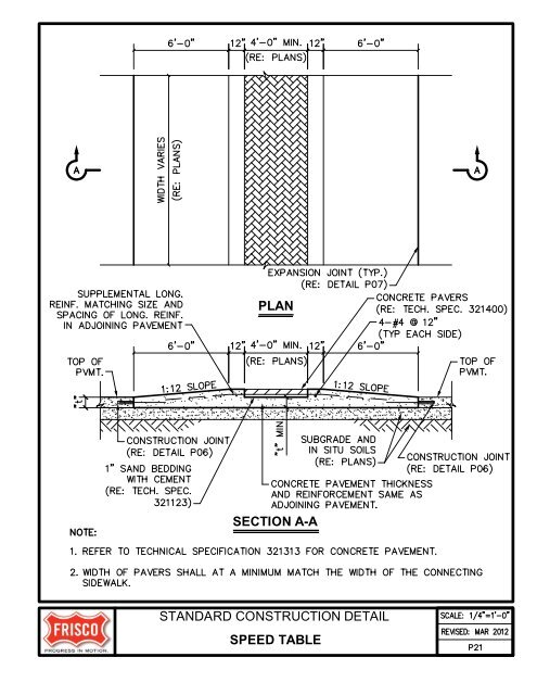 City of Frisco Engineering Standards