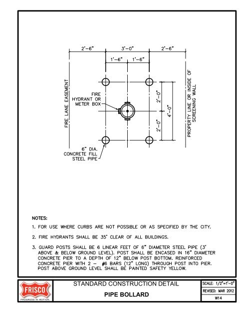 City of Frisco Engineering Standards