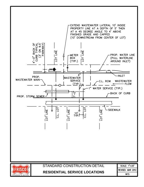 City of Frisco Engineering Standards