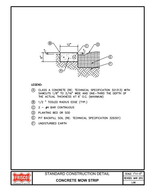 City of Frisco Engineering Standards