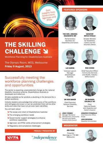 THE SKiLLiNG CHALLENGE - Independence Australia