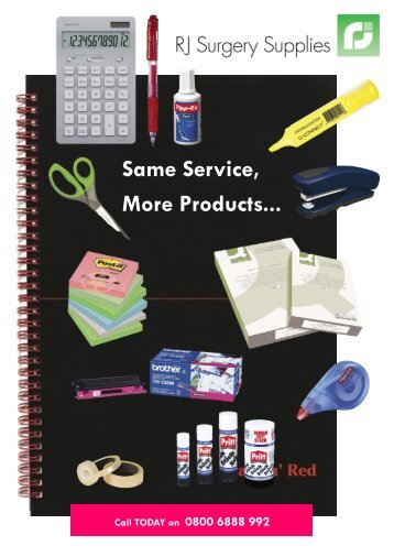 Same Service, More Products... - RJ Surgery Supplies