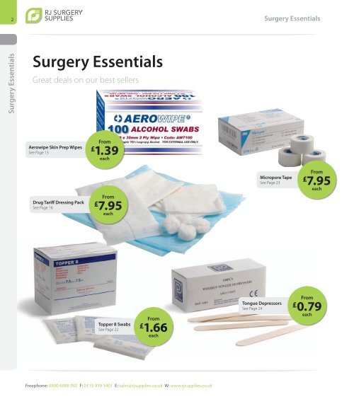 The Full Catalogue - RJ Surgery Supplies