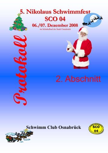 Protokoll Schwimm Club OsnabrÃ¼ck 04 - sco04.de