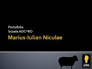 Niculae Marius-Iulian - Scoala ADC*RO