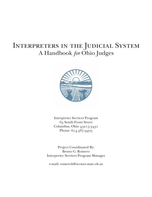 A Handbook for Ohio Judges - Supreme Court