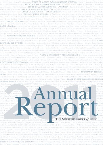 Supreme Court of Ohio 2011 Annual Report