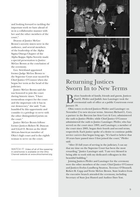 Supreme Court of Ohio 2011 Annual Report