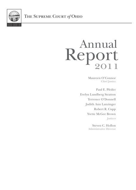 Supreme Court of Ohio 2011 Annual Report