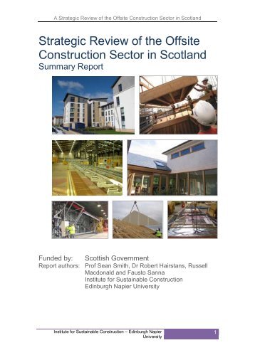 Strategic Review of the Offsite Construction Sector in Scotland ...