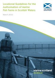 Locational Guidelines for the Authorisation of Marine Fish Farms in ...