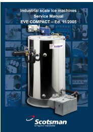 Industrial scale ice machines Service Manual EVE COMPACT â Ed ...