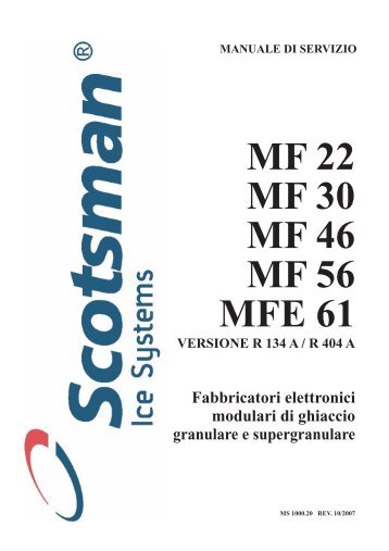 FABBRICATORE ELETTRONICO MODULARE DI ... - Scotsman