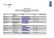 Teilnehmerliste der Sitzung vom 30.03.2009 - Bildung fÃ¼r ...