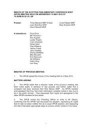 SPCB Minute - 16 May 2012 (66KB pdf) - Scottish Parliament