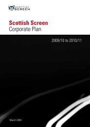 Scottish Screen Corporate Plan