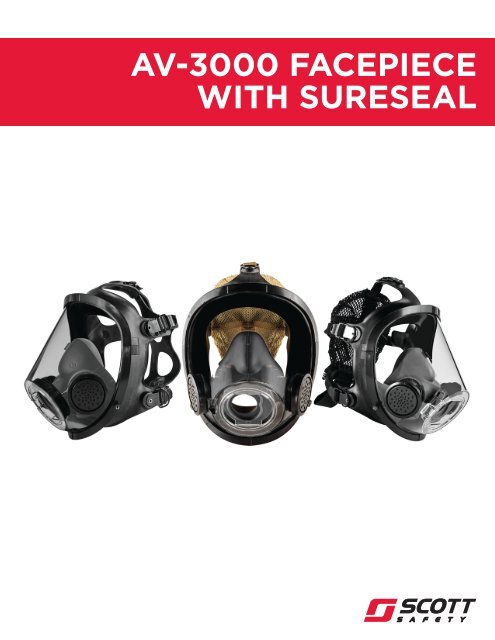 AV-3000 Facepiece with SureSeal - Brochure - Scott Safety