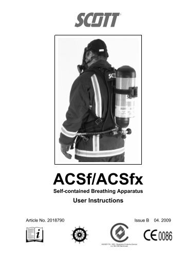 ACSf/fx Single User Manual - Scott Safety