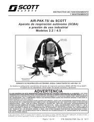 Air-Pak 75i SCBA - Manual (EspaÃ±ol) - Scott Safety