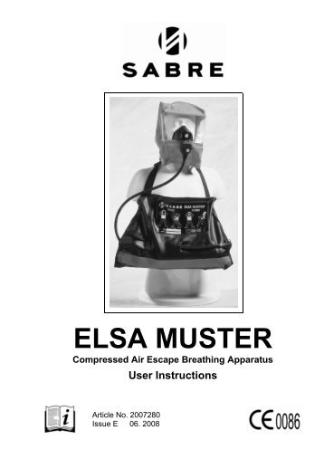 Elsa Muster User Manual in English - Scott Safety