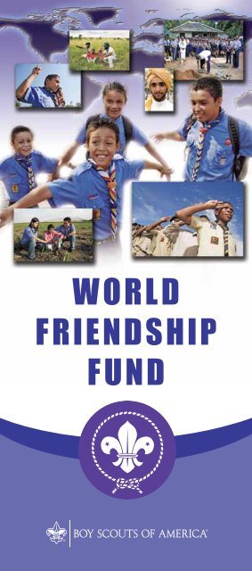 World Friendship Fund flier/donation form - Boy Scouts of America