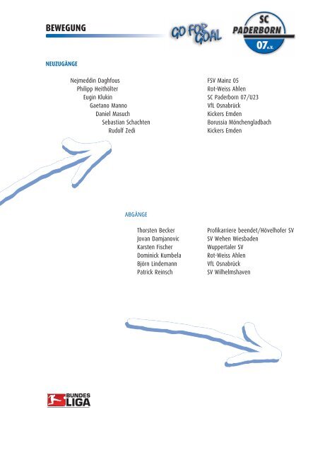 PRESSEMAPPE - SC Paderborn 07