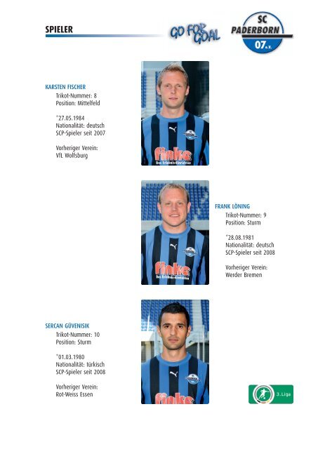 PRESSEMAPPE - SC Paderborn 07