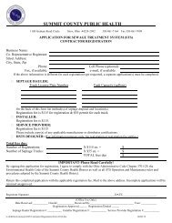 STS Contractor Registration Application Form - Summit County ...