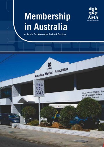 Membership in Australia - AMA WA