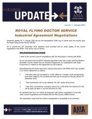 Royal Flying Doctor Service Industrial Agreement ... - AMA WA