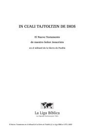 NÃ¡huatl de la Sierra de Puebla Nuevo Testamento - Christus Rex