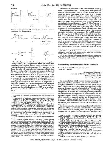 J. Am. Chem. SOC. 1981, 103, 7342-7344 - American Chemical ...