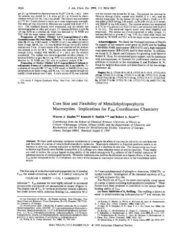 J. Am. Chem. SOC. 1991,113, 9824-9827 - American Chemical ...