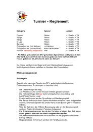 Turnierreglement - SC SchÃ¶ftland