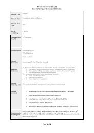 CS4001: Fuzzy Logic - School of Computer Science and Statistics