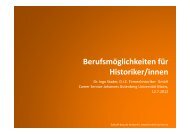 Vortrag - Career Service - Johannes Gutenberg-Universität Mainz