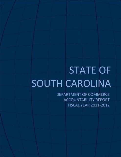 state of south carolina - South Carolina Department of Commerce