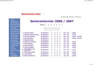 Seniorenturnier 2006 / 2007 - Schachclub Steinfurt 1996 e.V.