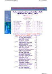 2007 / 2008 - Schachclub Steinfurt 1996 e.V.