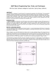 Output Delivery Tips, Tricks, and Techniques - South Central SAS ...