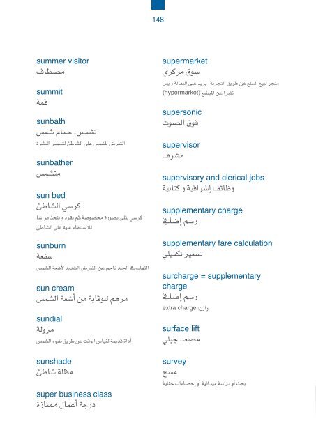 ÙØ¹Ø¬Ù Ø§ÙÙØ·ÙØ­Ø§Øª Ø§ÙØ³ÙØ§Ø­ÙØ© - Ø§ÙØ¥ØµØ¯Ø§Ø± Ø§ÙØ«Ø§ÙÙ