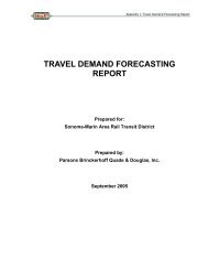 travel demand forecasting report - Sonoma County Transportation ...