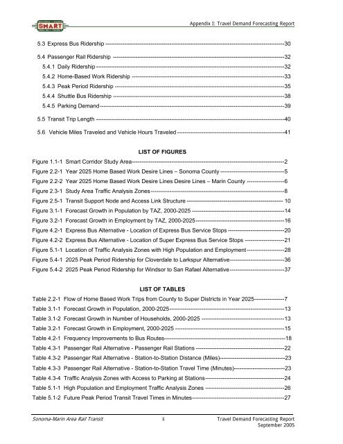 travel demand forecasting report - Sonoma County Transportation ...