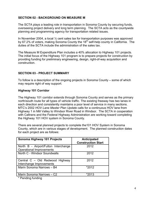 Request for Proposals to Provide On-Call Right of Way Acquisition ...