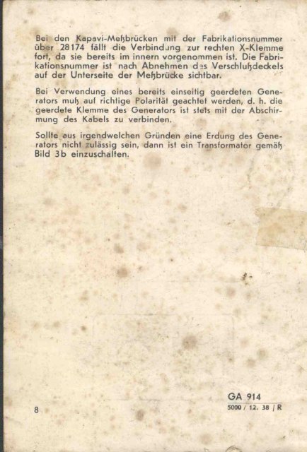 H&B Kapavi (1938) Handbuch - bei Historische-Messtechnik.de