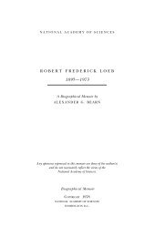 ROBERT FREDERICK LOEB - The National Academies Press